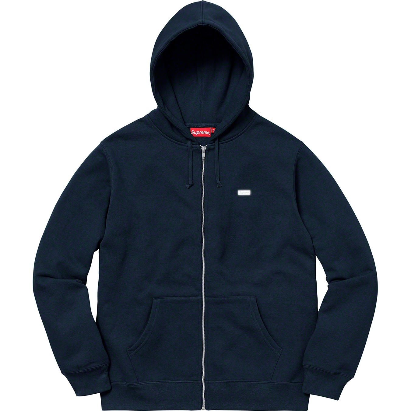 Reflective Small Box Zip Up Sweatshirt view 4